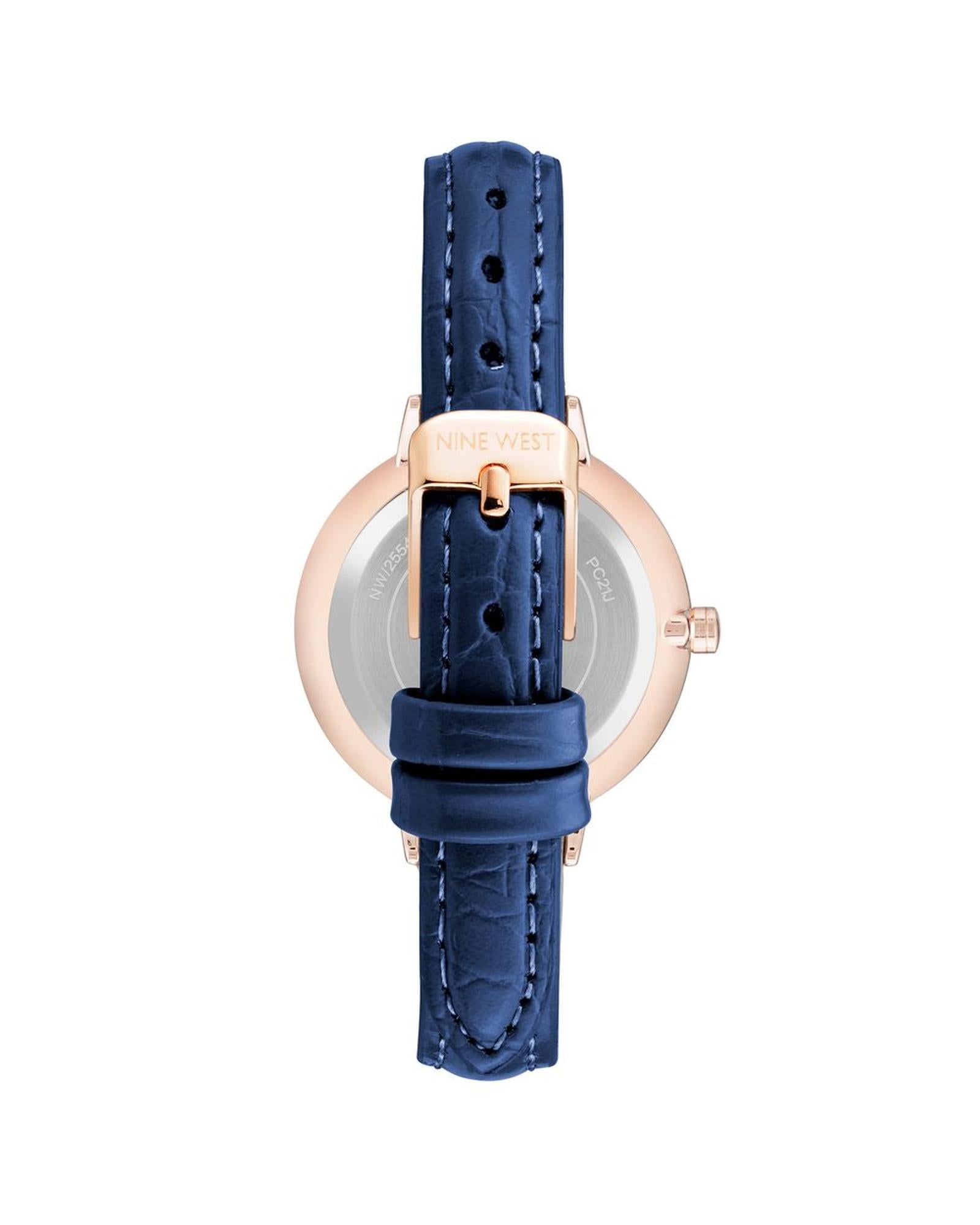 Rose Gold Analog Fashion Watch with Rhine Stone Facing One Size Women-Quartz Watches-PEROZ Accessories