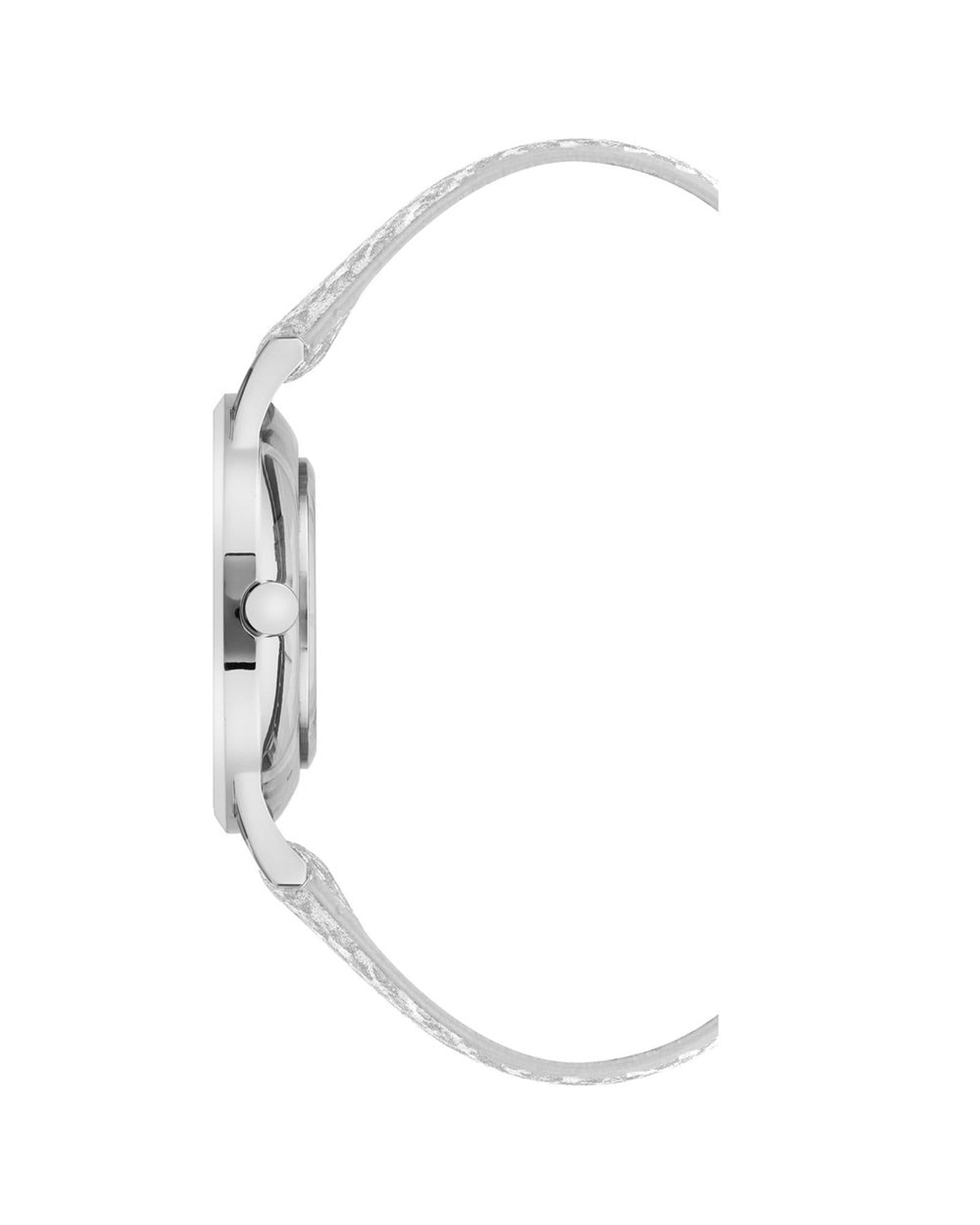 Silver Stainless Steel Analog Quartz Womens Fashion Watch One Size Women-Quartz Watches-PEROZ Accessories