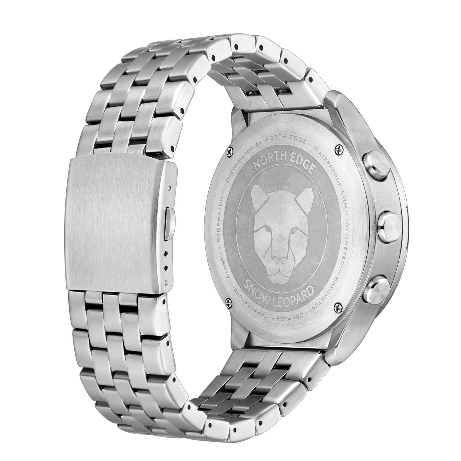 Stainless Steel Multifunction Smart Watch for Men - Waterproof-Smart Watches-PEROZ Accessories