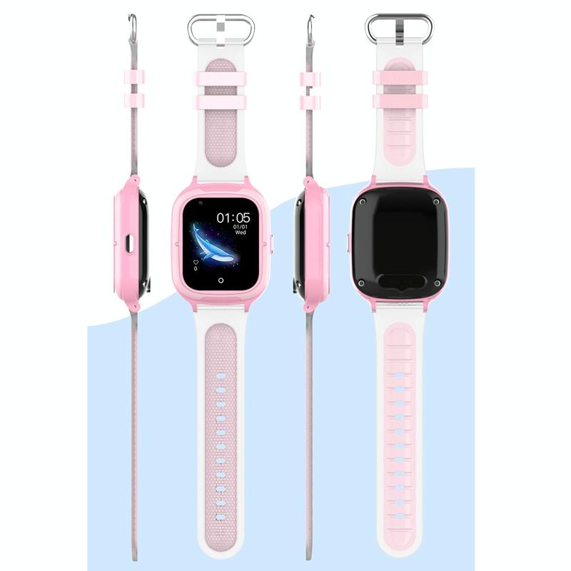 4G Kids Smart Phone Positioning Watch Ip67 Waterproof / Video / Voice Calling - Pink-Smart Watches-PEROZ Accessories