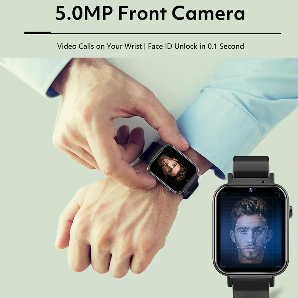 1.75 Inch Ips Smart Watch With Video Chat & Sim Calling 1Gb+16Gb Memory Black