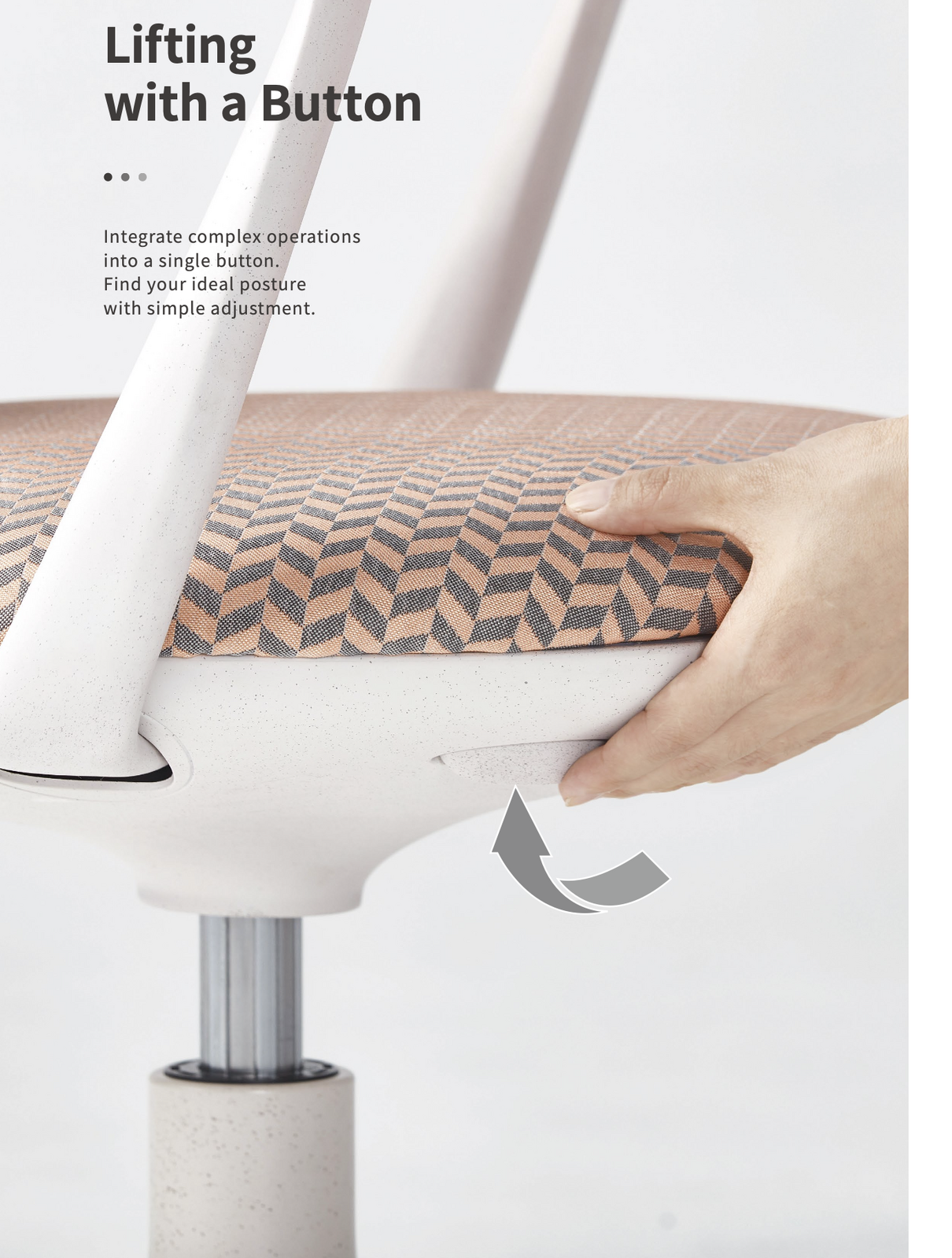 UFOU Joyin Tail Designer Ergonomic Chair - Flamingo-Furniture > Bar Stools & Chairs-PEROZ Accessories