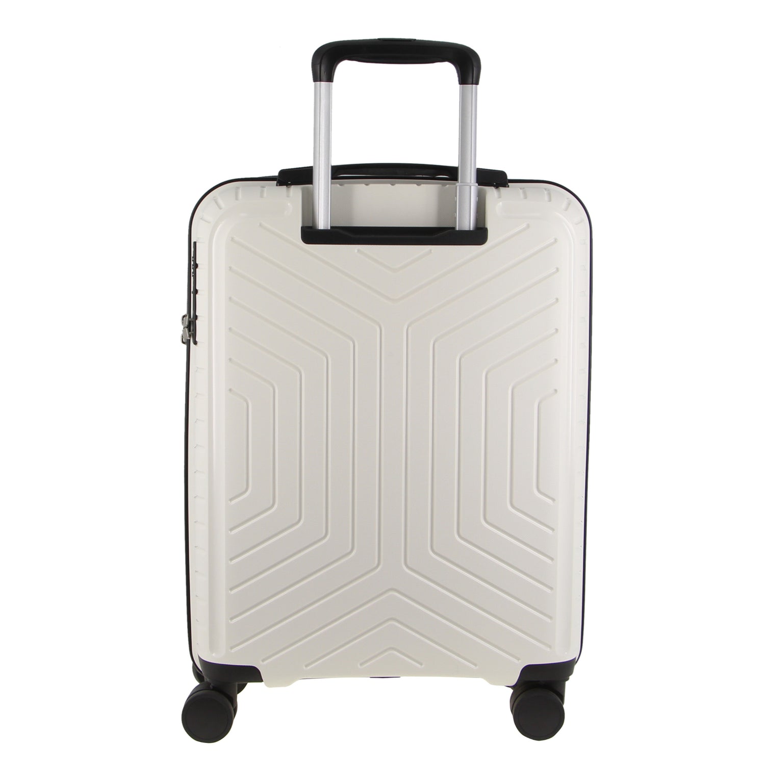 Pierre Cardin 76cm Large Hard-Shell Suitcase Travel Luggage Bag - White-Home & Garden > Travel > Suitcases-PEROZ Accessories