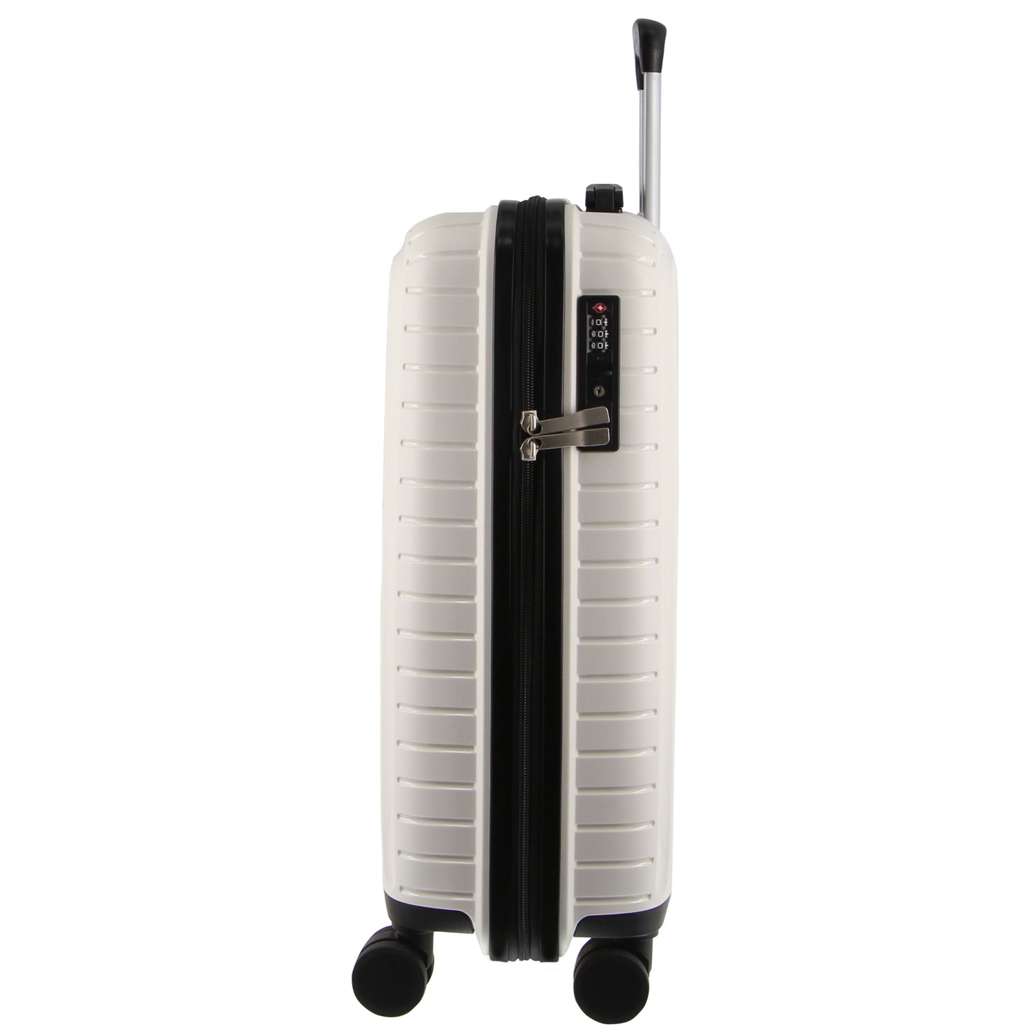 Pierre Cardin 76cm Large Hard-Shell Suitcase Travel Luggage Bag - White-Home & Garden > Travel > Suitcases-PEROZ Accessories