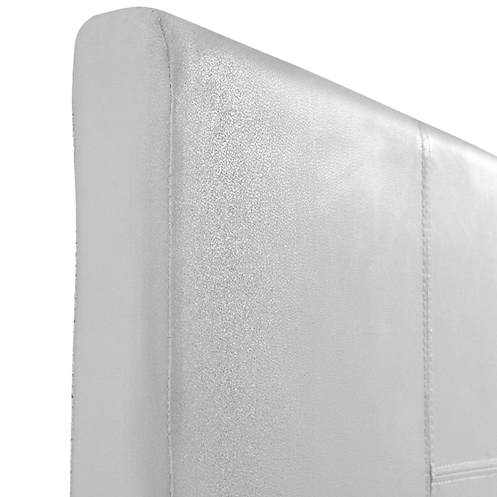 Double PU Leather Bed Frame White-Bed Frames-PEROZ Accessories