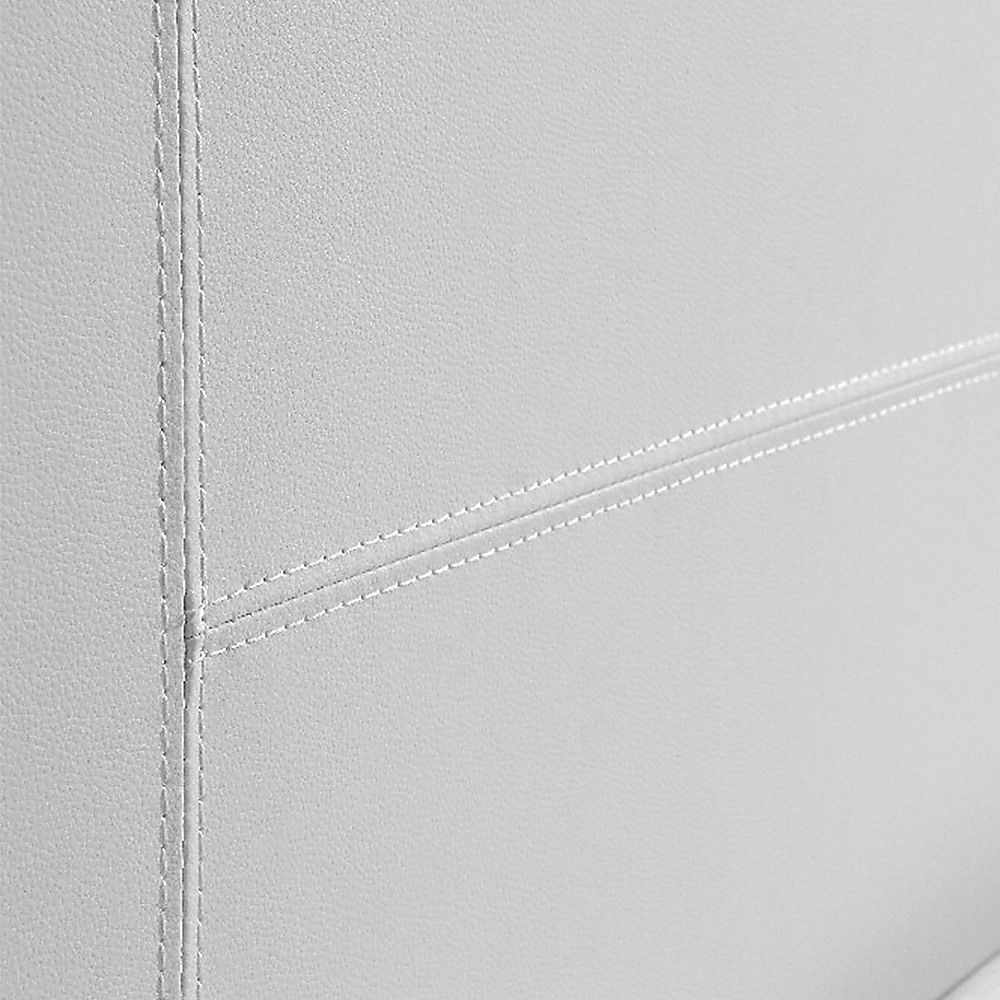 Queen PU Leather Bed Frame White-Furniture > Bedroom-PEROZ Accessories