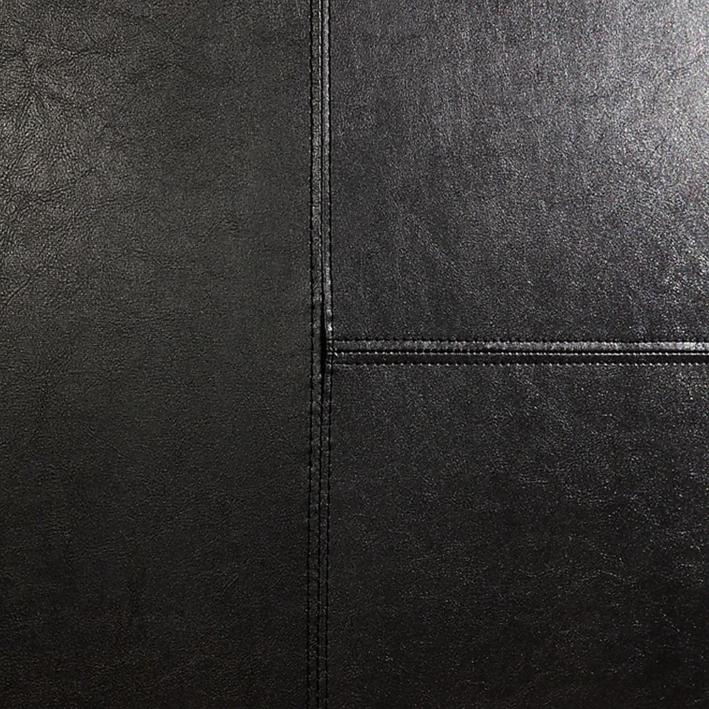 Queen PU Leather Bed Frame Black-Bed Frames-PEROZ Accessories