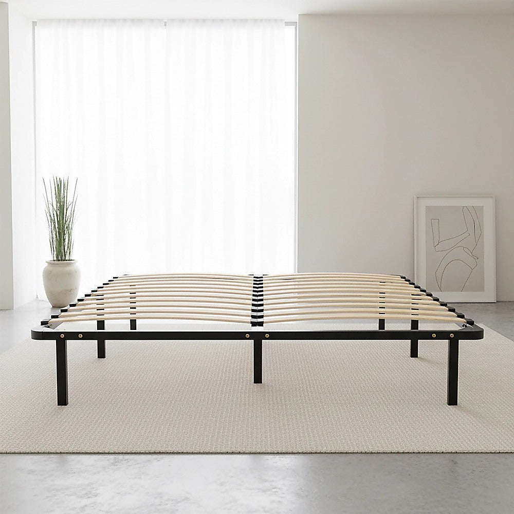 Queen Metal Bed Frame - Bedroom Furniture-Furniture > Bedroom > Beds & Bed Frames-PEROZ Accessories