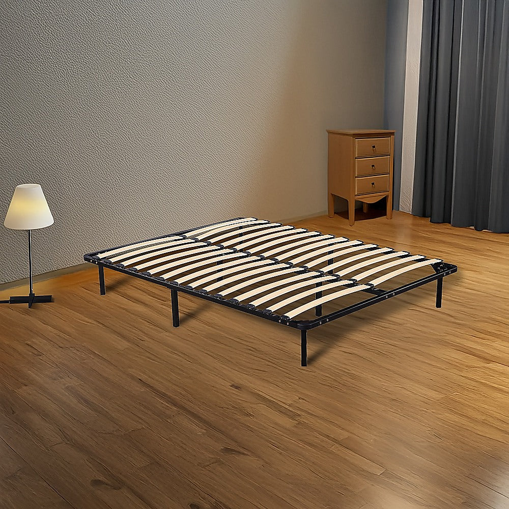 Queen Metal Bed Frame - Bedroom Furniture-Furniture > Bedroom > Beds & Bed Frames-PEROZ Accessories