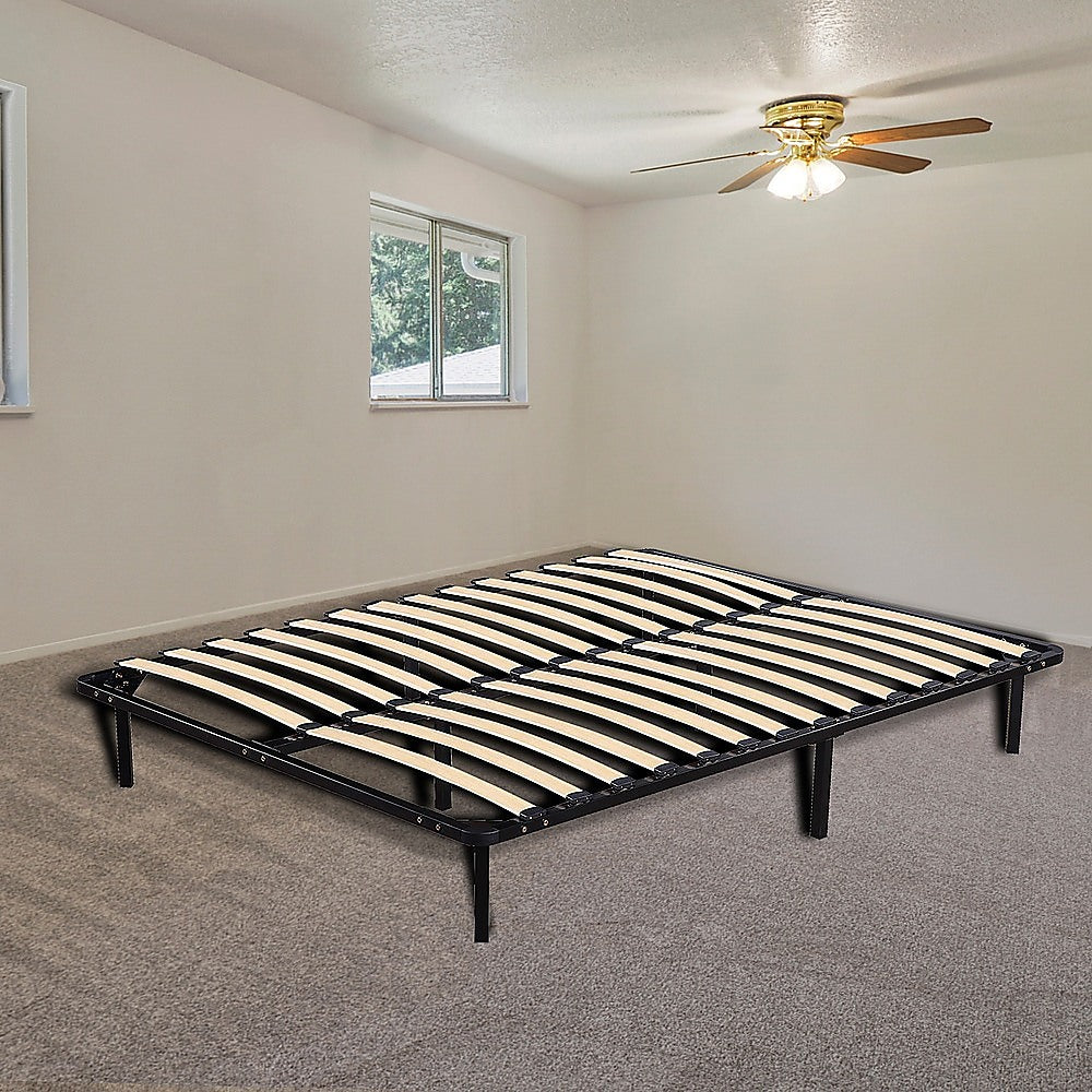 Queen Metal Bed Frame - Bedroom Furniture-Furniture > Bedroom > Beds & Bed Frames-PEROZ Accessories