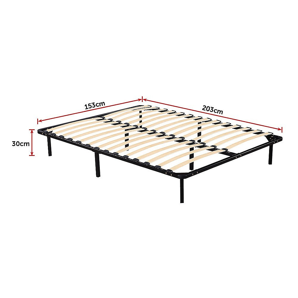 Queen Metal Bed Frame - Bedroom Furniture-Furniture > Bedroom > Beds & Bed Frames-PEROZ Accessories