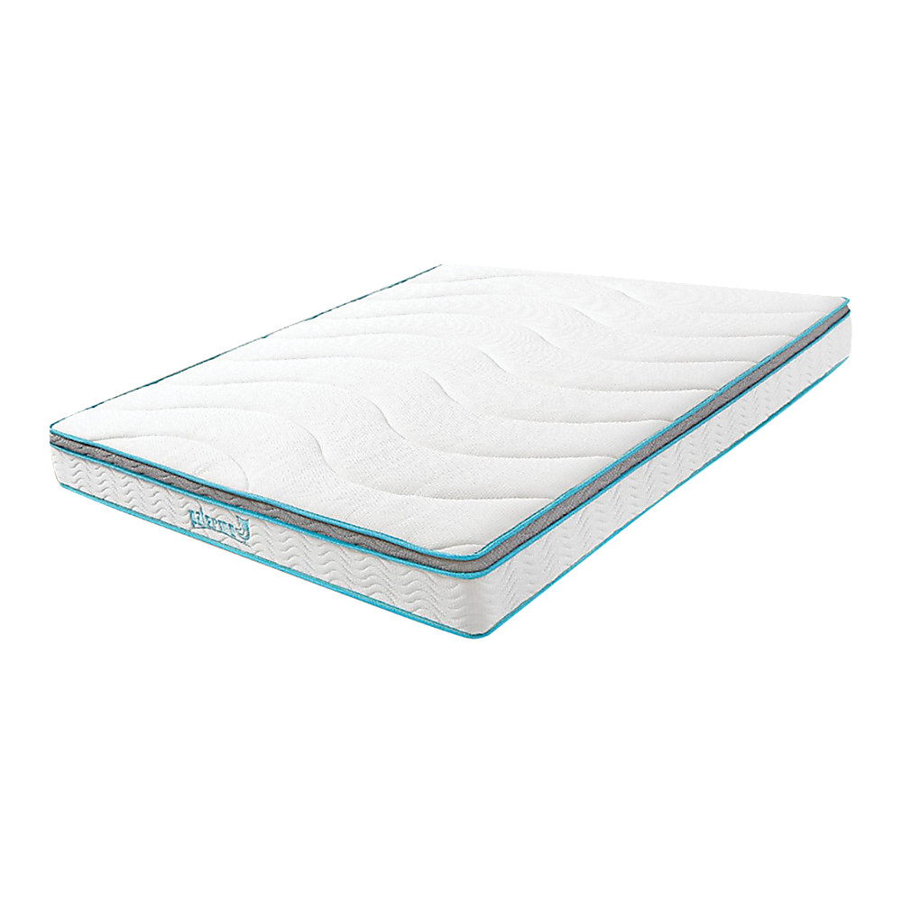 King 20cm Hybrid Mattress – Memory Foam and Innerspring Support-Furniture > Mattresses-PEROZ Accessories