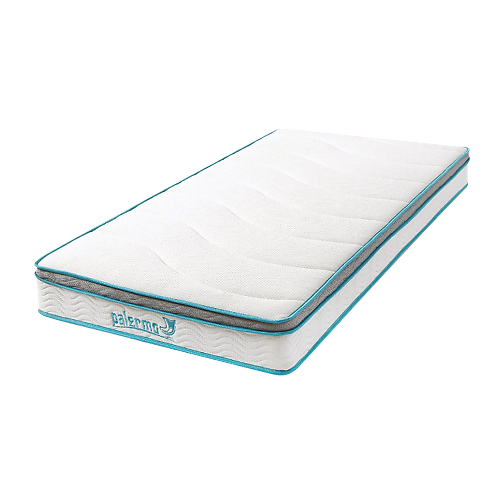 Single 20cm Hybrid Mattress – Memory Foam and Innerspring Support-Furniture > Mattresses-PEROZ Accessories