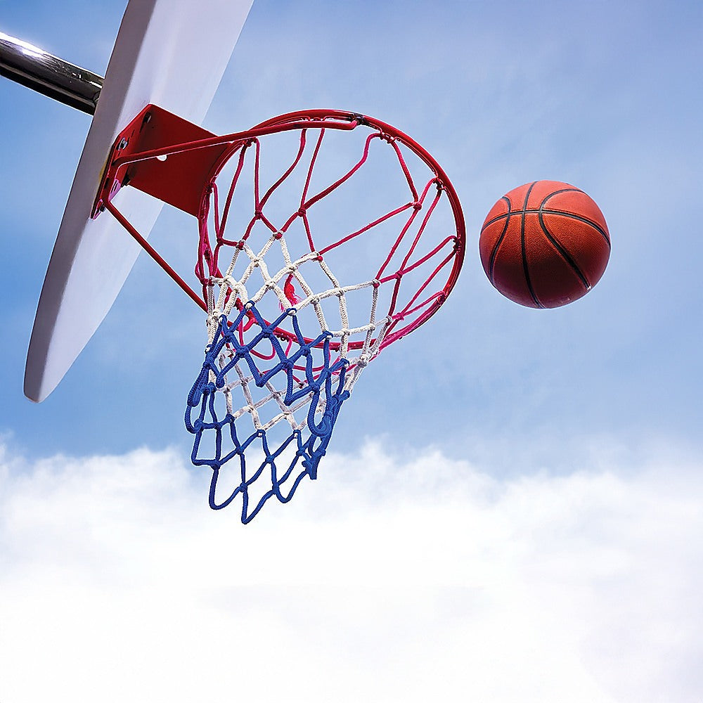 Pro Size Wall Mounted Basketball Hoop Ring Goal Net Rim Dunk Shooting Outdoor-Sports & Fitness > Fitness Accessories-PEROZ Accessories