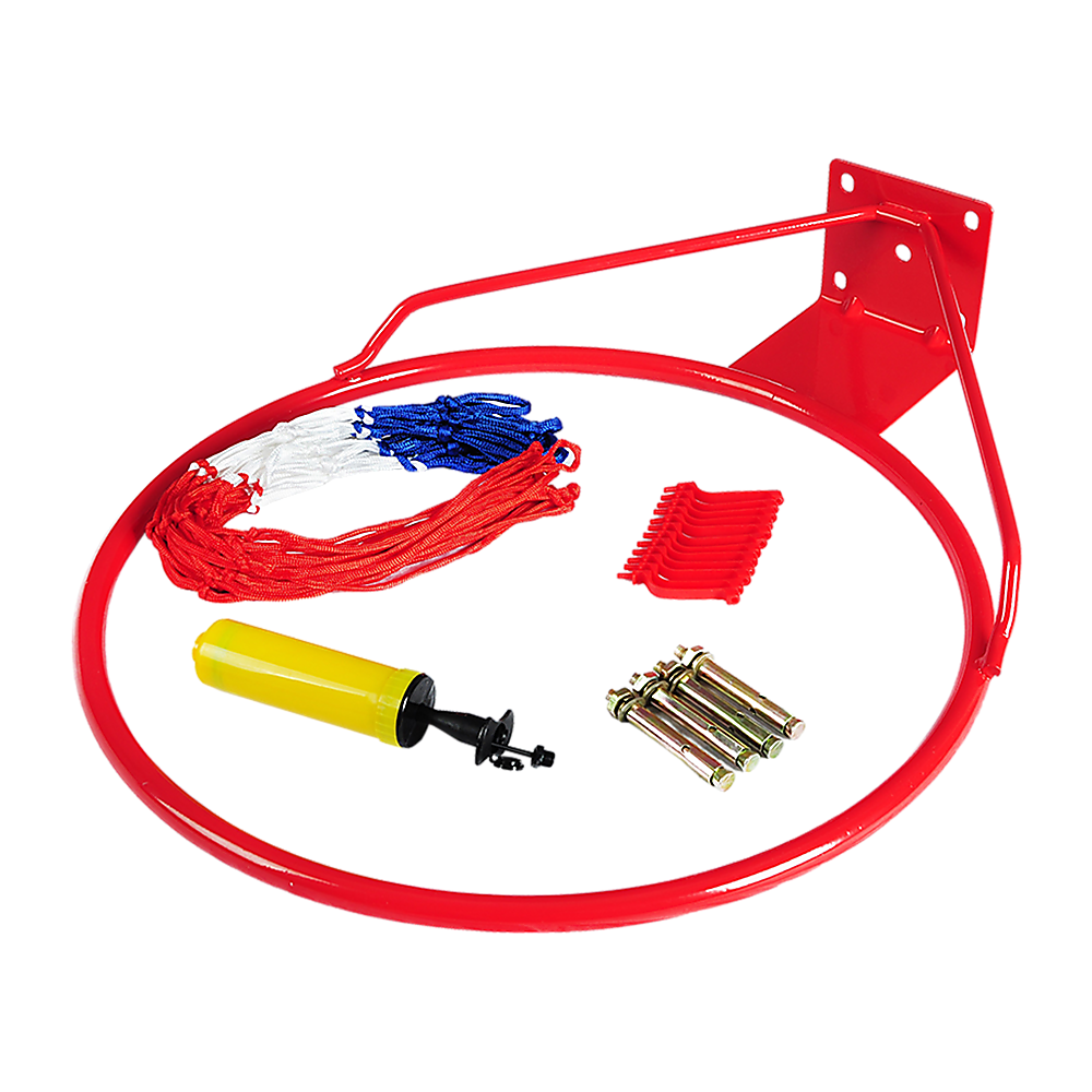 Pro Size Wall Mounted Basketball Hoop Ring Goal Net Rim Dunk Shooting Outdoor-Sports & Fitness > Fitness Accessories-PEROZ Accessories