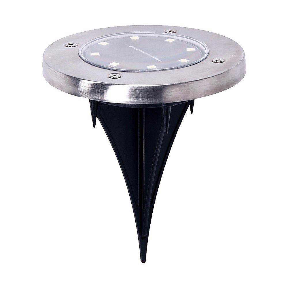 12x Solar Powered LED Buried Inground Recessed Light Garden Outdoor Deck Path-Home & Garden > Garden Lights-PEROZ Accessories