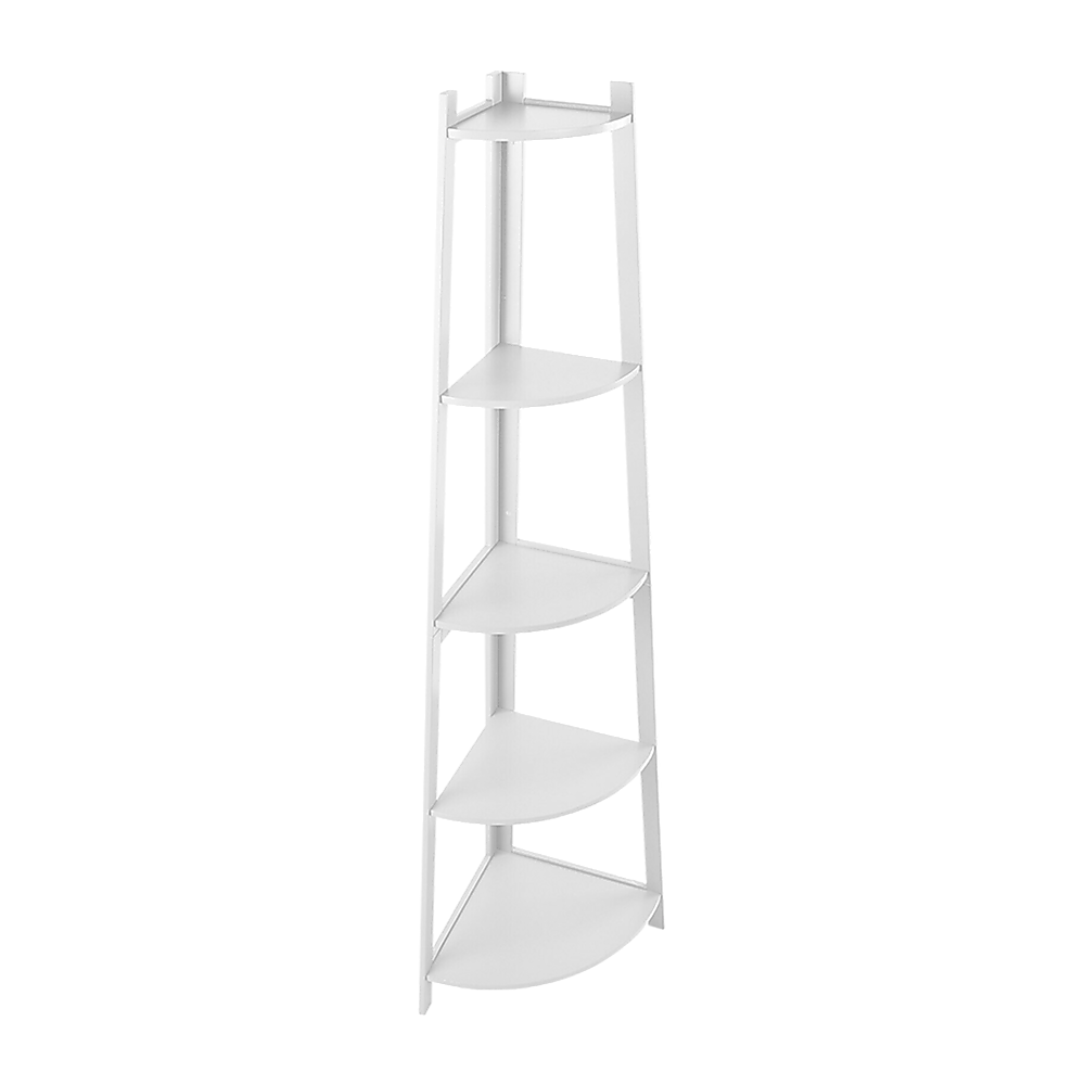 Corner Ladder Shelf Bookcase Display Storage Unit-Bookcases & Shelves-PEROZ Accessories
