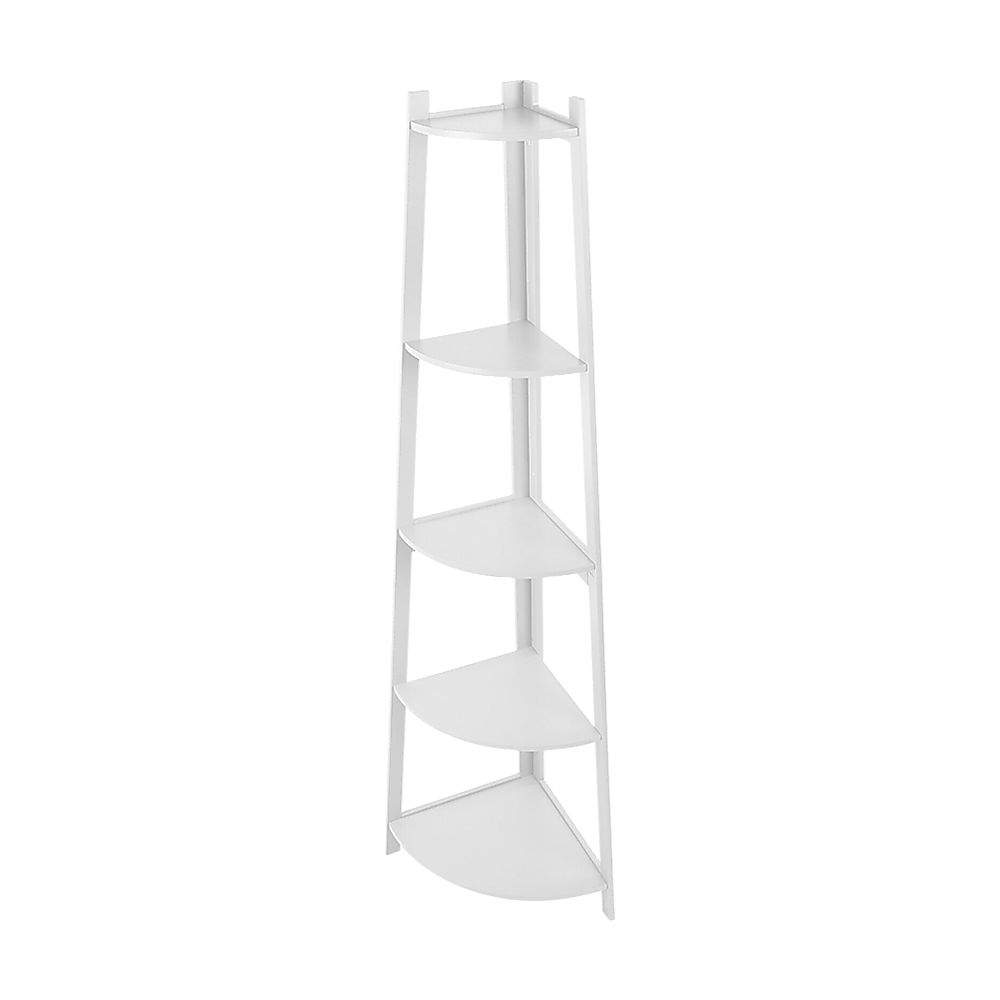 Corner Ladder Shelf Bookcase Display Storage Unit-Bookcases & Shelves-PEROZ Accessories
