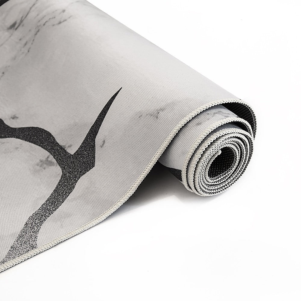 200x300cm Large Floor Gray Marble Rug – Modern Area Carpet for Bedroom, Living Room, Lounge or Home Décor Mat-Furniture > Office-PEROZ Accessories