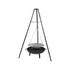 Tripod Garden Fire Pit BBQ Barbecue Cast Iron & Steel Fire Pit Bowl Round-BBQs-PEROZ Accessories