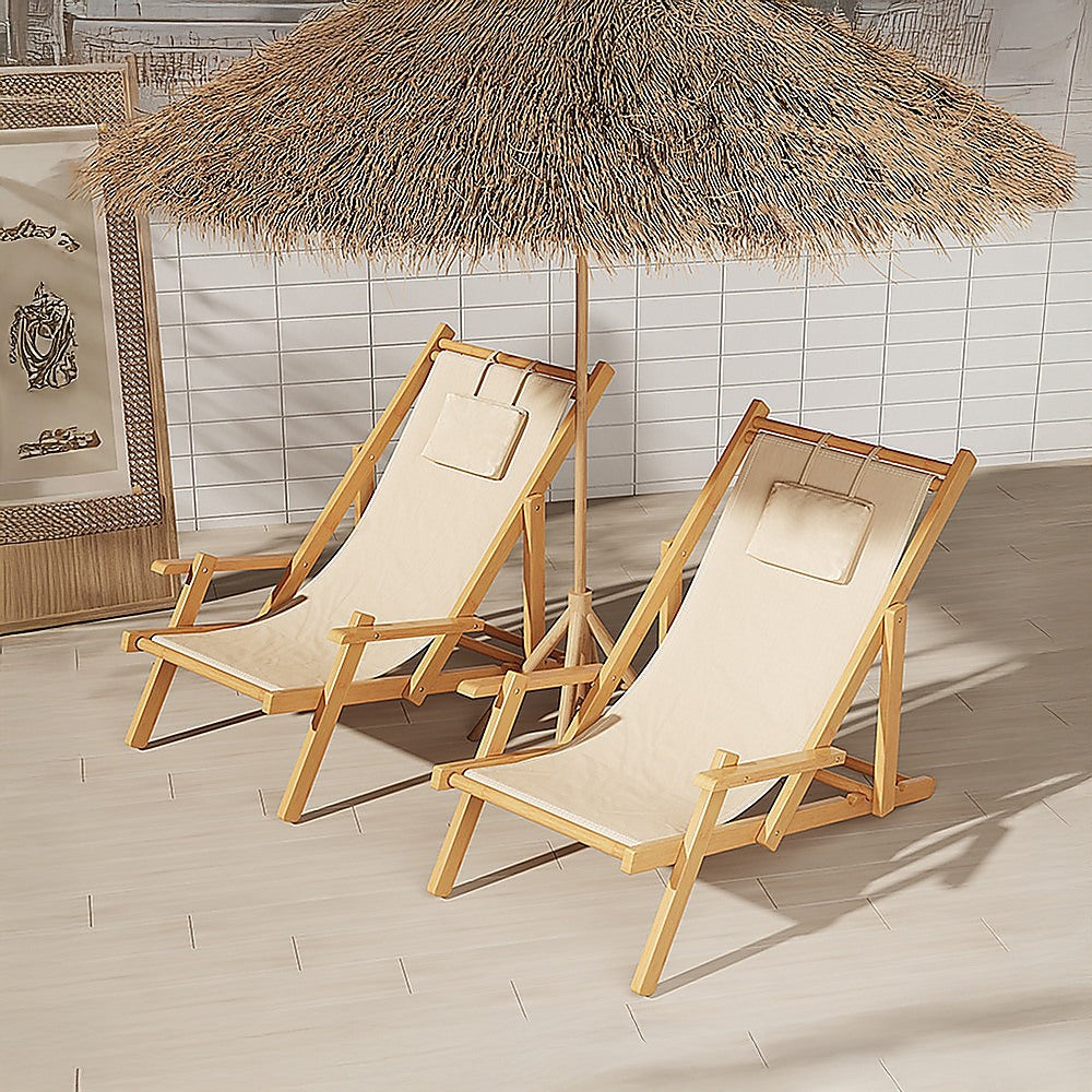 Premium Foldable Outdoor Sling Chair Patio Lounge-Baby & Kids > Baby & Kid&