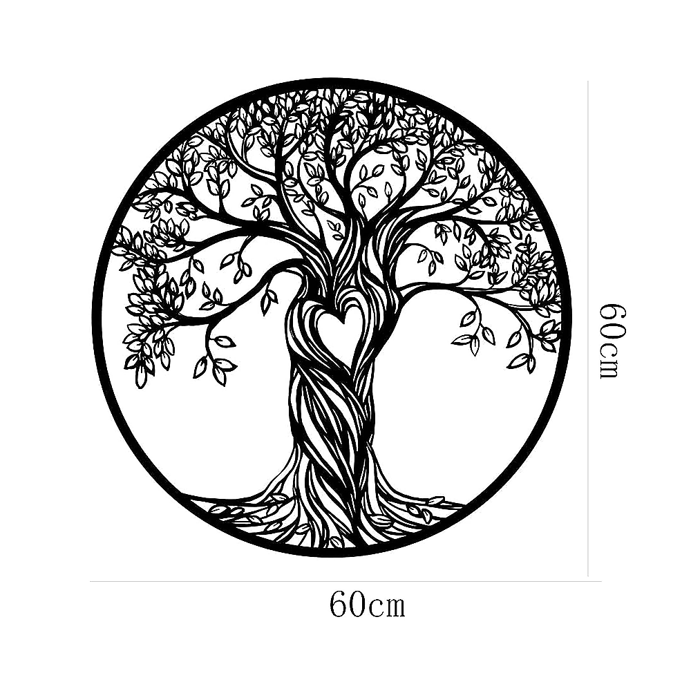Tree Life Wall Decoration Metal Tree Wall Sculpture-Home & Garden > Decor > Garden Ornaments-PEROZ Accessories