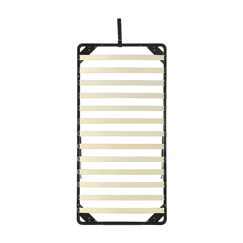 Gas Lift Bed Mechanism – Single Bed Frame with Wooden Slats-Furniture > Bedroom > Beds & Bed Frames-PEROZ Accessories