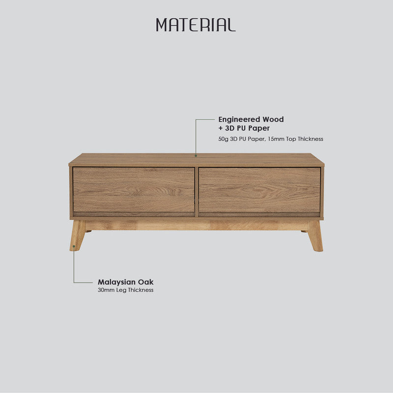 Hirado Coffee Table - Natural-Furniture > Living Room > Coffee Tables-PEROZ Accessories
