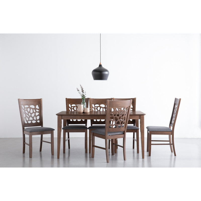Allergo Dining Table 150cm Timber Dining Table - Cocoa-Furniture > Dining > Dining Tables-PEROZ Accessories