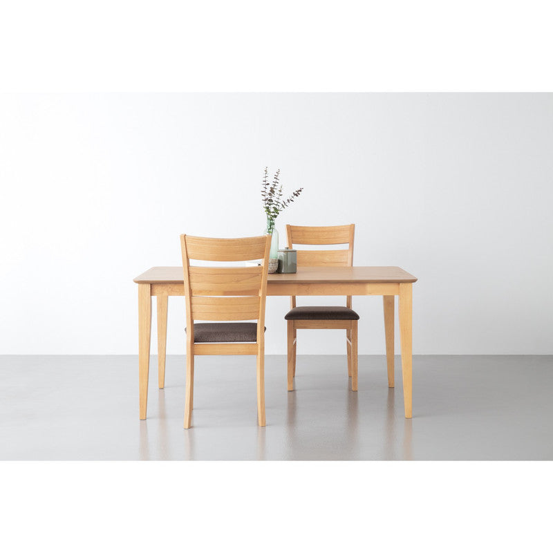 Allergo Dining Table 150cm Timber Dining Table - Natural-Furniture > Dining > Dining Tables-PEROZ Accessories