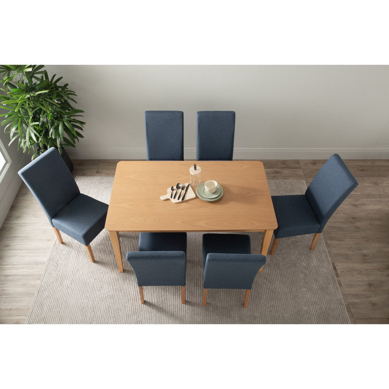 Allergo Dining Table 150cm Timber Dining Table - Natural-Furniture > Dining > Dining Tables-PEROZ Accessories