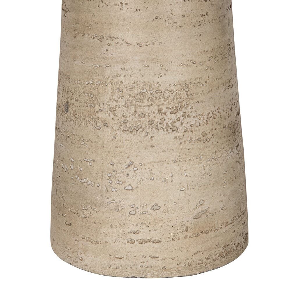 LOGAN CEMENT SQUARE SIDE TABLE-Furniture > Living Room > Side Tables-PEROZ Accessories
