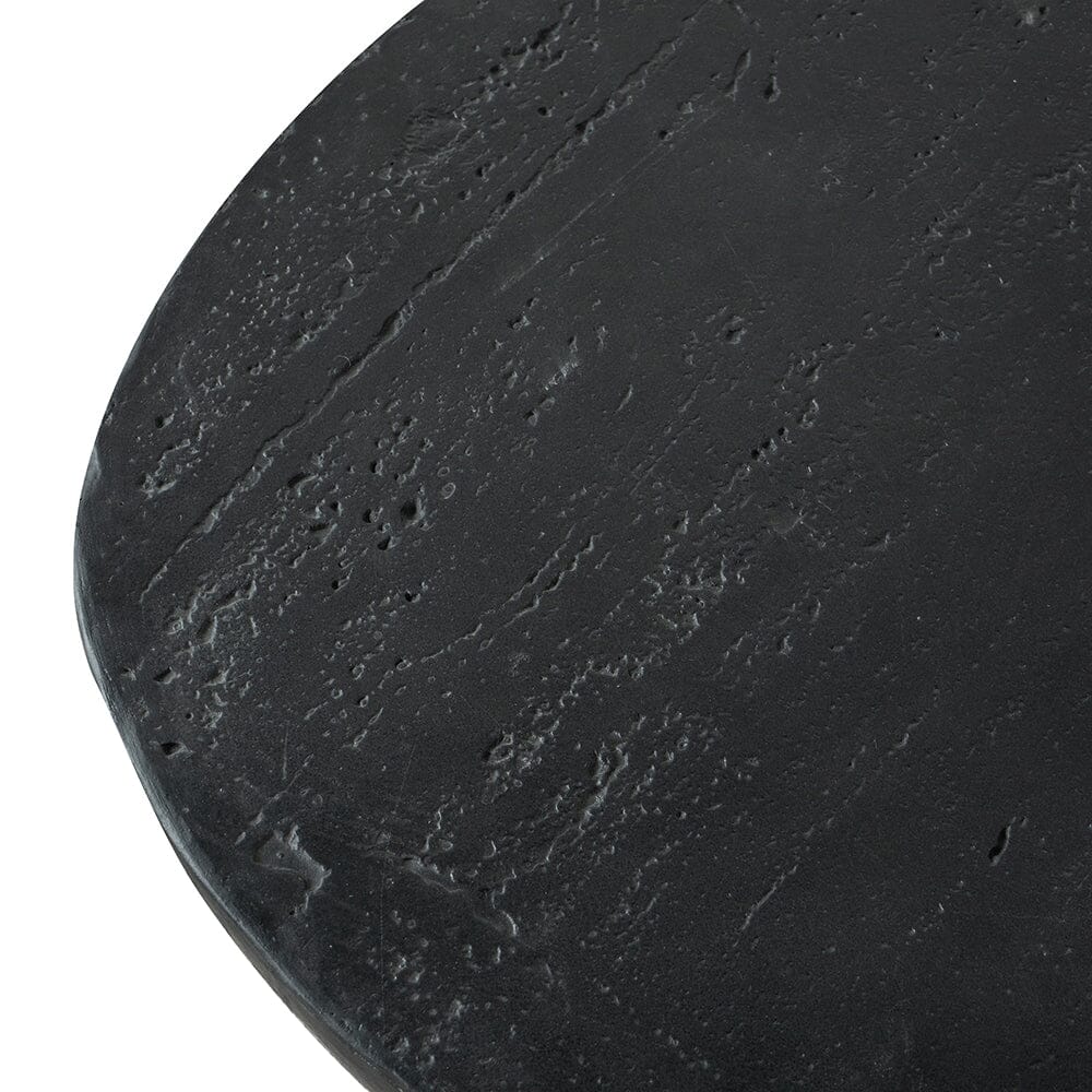 BLACK IS BACK CEMENT COFFEE TABLE-Furniture > Living Room > Coffee Tables-PEROZ Accessories