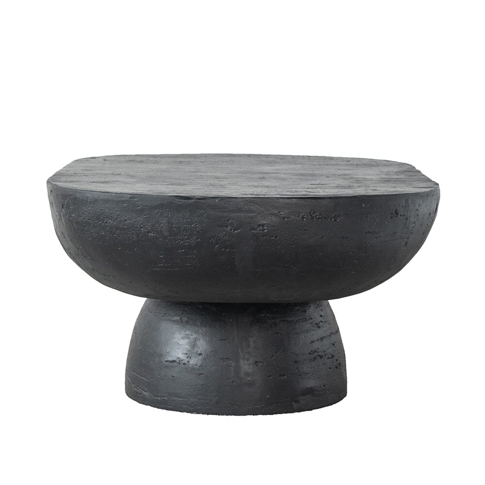BLACK IS BACK CEMENT COFFEE TABLE-Furniture > Living Room > Coffee Tables-PEROZ Accessories