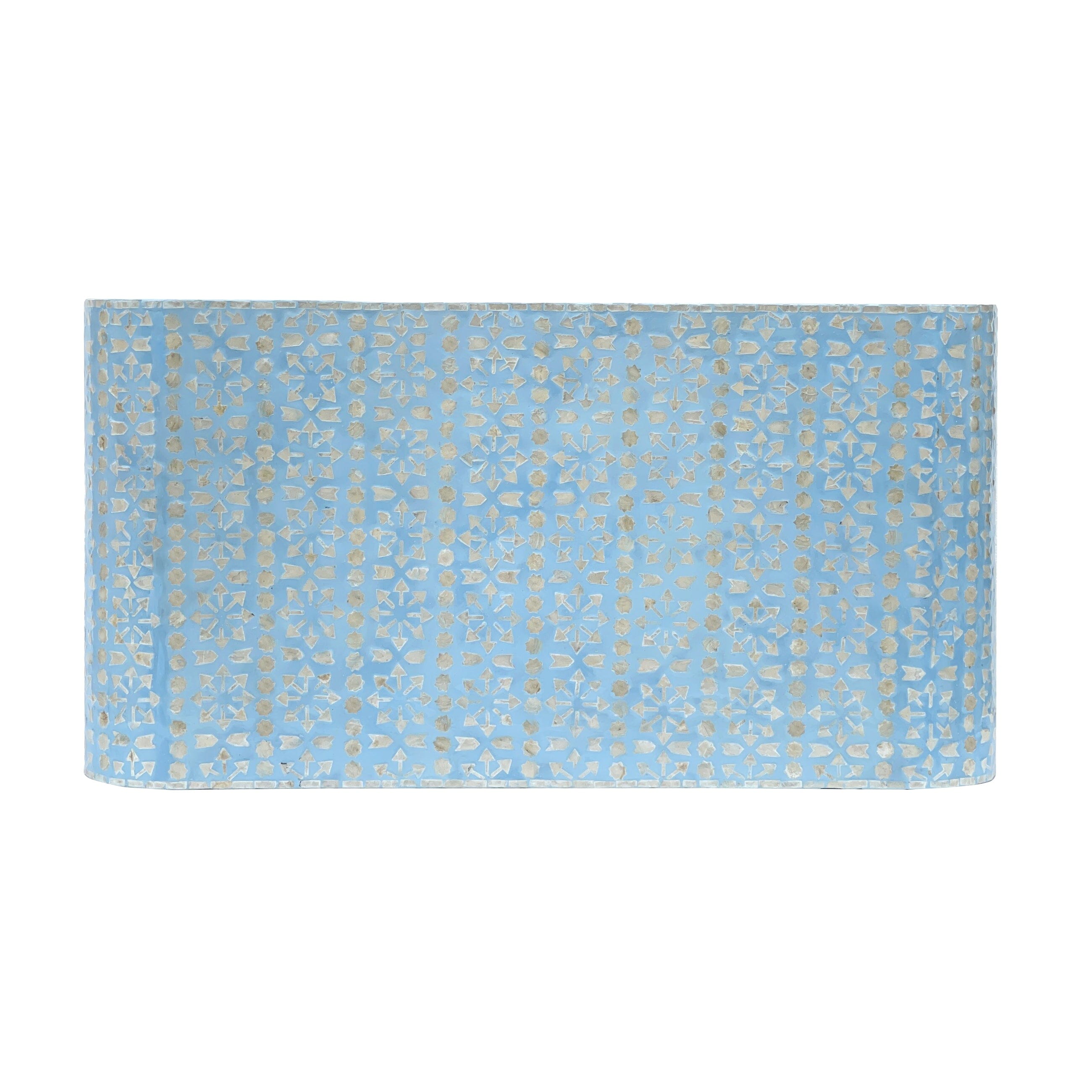 MOTHER OF PEARL MEDITERRANEAN BREEZE LOW PROFILE COFFEE TABLE-Furniture > Living Room > Coffee Tables-PEROZ Accessories