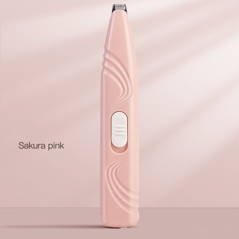 Portable Pet Hair Trimmer in Sakura Pink with Precision Blade and Ergonomic Design-Pet Care > Cleaning & Maintenance > Pet Grooming Supplies-PEROZ Accessories