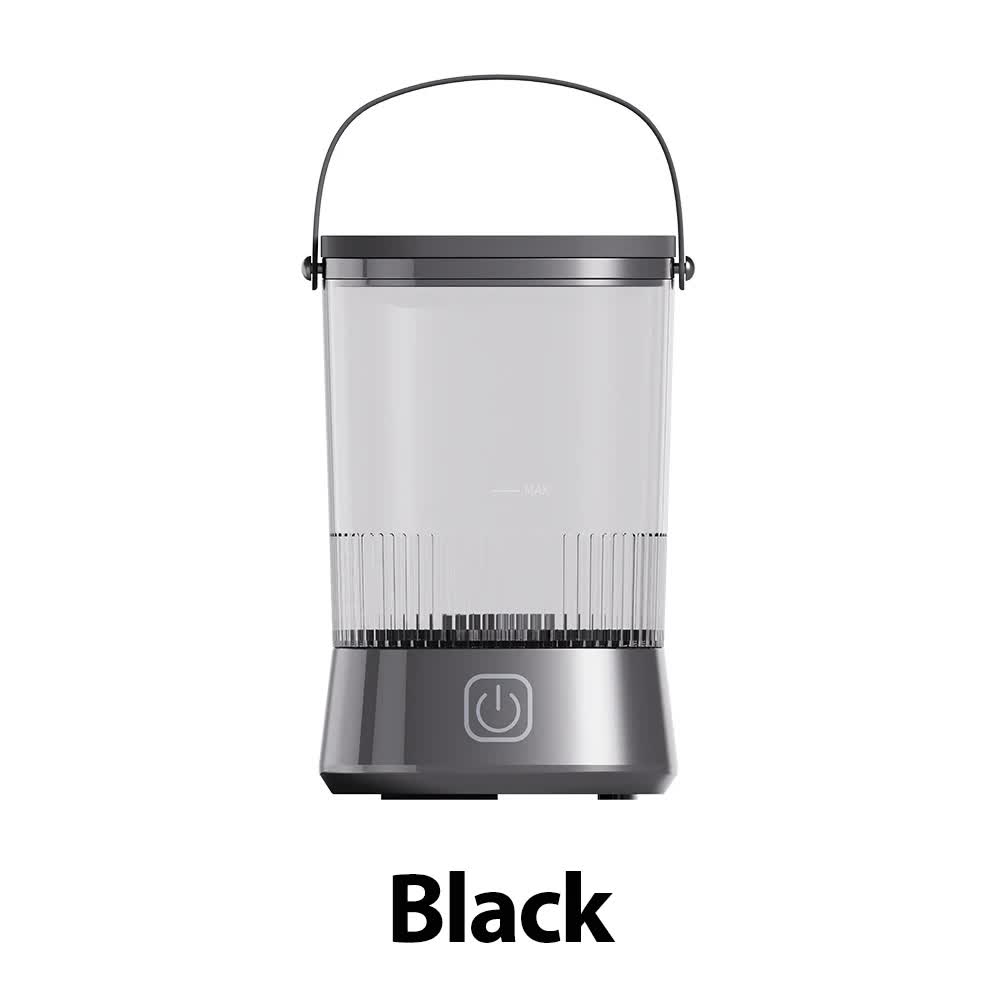 Electric Makeup Brush Cleaner with USB Rechargeable Design - Fast, Convenient Cleaning for All Brush Sizes(Black)-Health & Beauty > Cosmetic Storage > Makeup Organisation & Storage-PEROZ Accessories