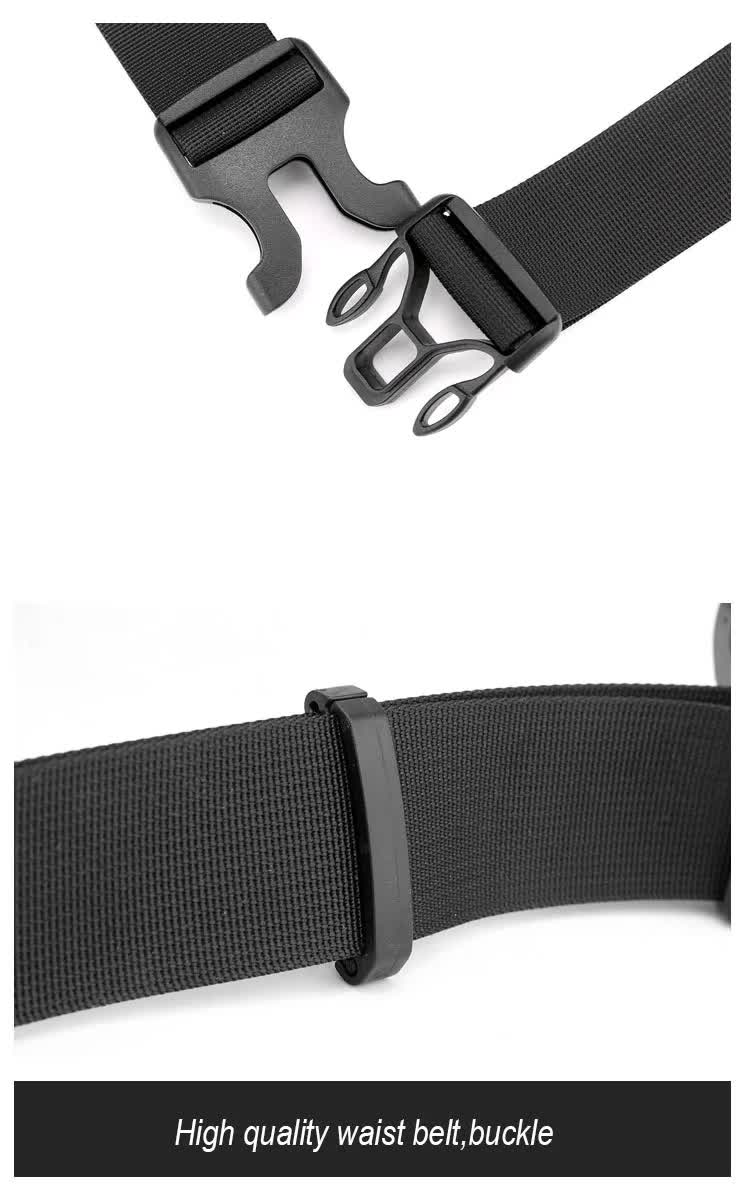 Versatile Crossbody/Fanny Pack for Men - Lightweight and Large Capacity (Blue)-Fashion > Men&