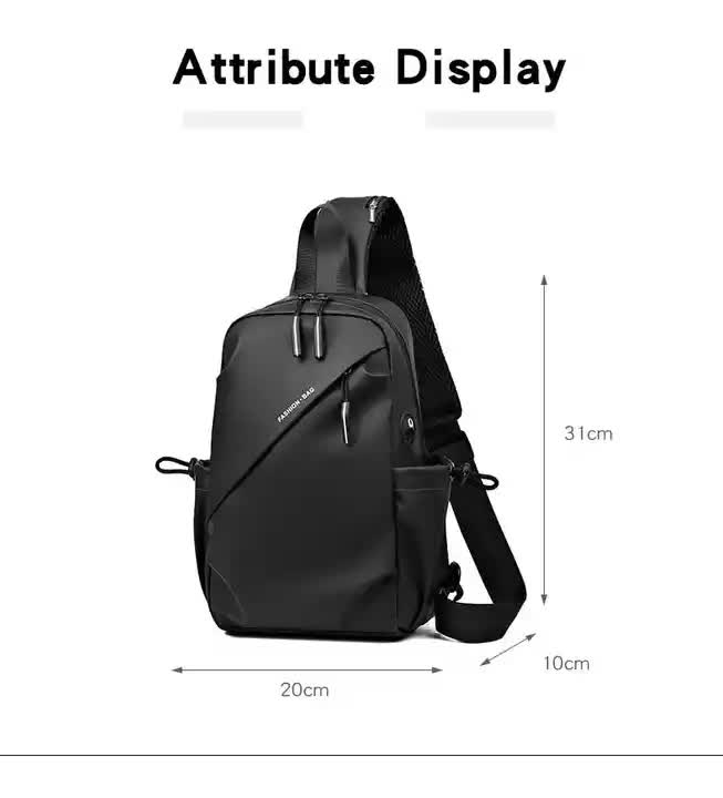 Multifunctional Crossbody Chest Bag | Stylish and Practical Shoulder Backpack for Everyday Use-Fashion > Men&