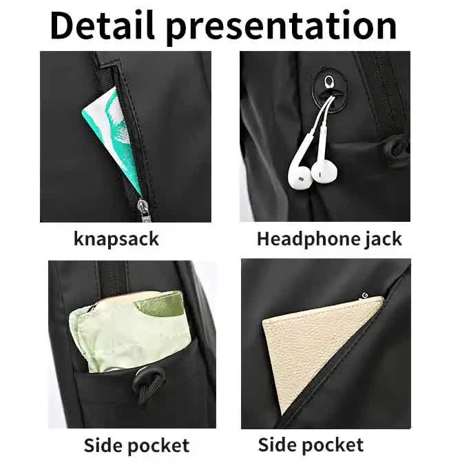 Multifunctional Crossbody Chest Bag | Stylish and Practical Shoulder Backpack for Everyday Use-Fashion > Men&