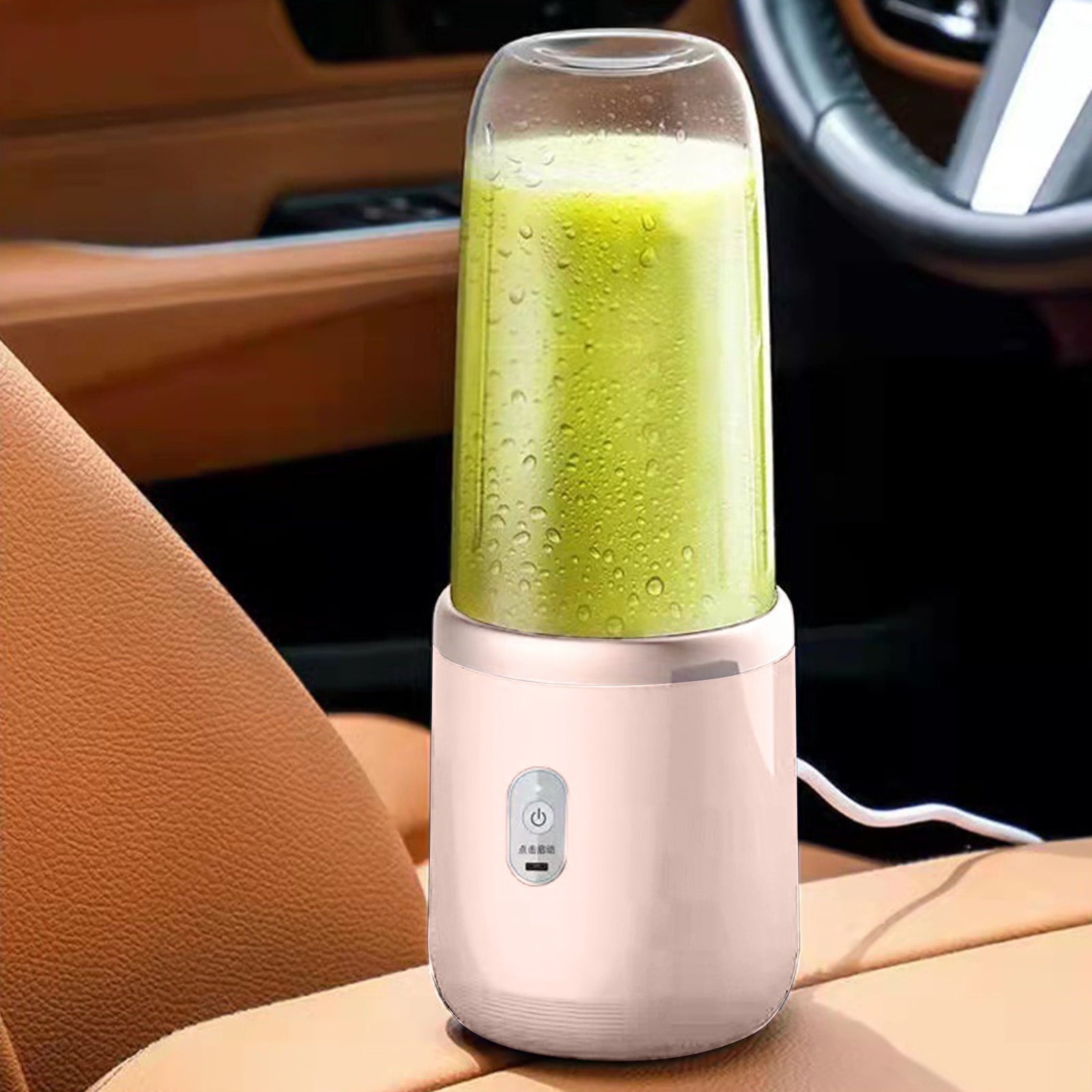 1 x Portable USB Pink Rechargeable Juicer Cup,Portable Blender for Smoothies and Juices - USB Rechargeable, Powerful & Compact-Furniture > Living Room > Coffee Tables-PEROZ Accessories