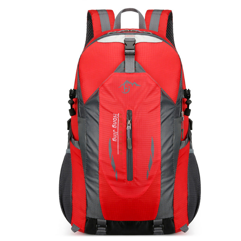 Red Lightweight Hiking Backpack - Waterproof Outdoor Travel & Camping Bag with Multi-Compartment Design-Home & Garden > Travel > Backpacks-PEROZ Accessories