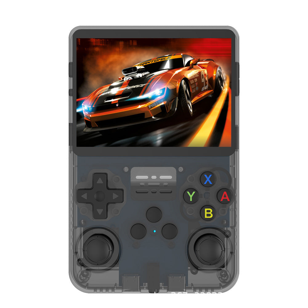 Black Retro Portable Gaming Console with 64GB, 2 Memory Card-3D Games, HD Display, and Dual Joysticks-Gift & Novelty > Games > Video Games-PEROZ Accessories