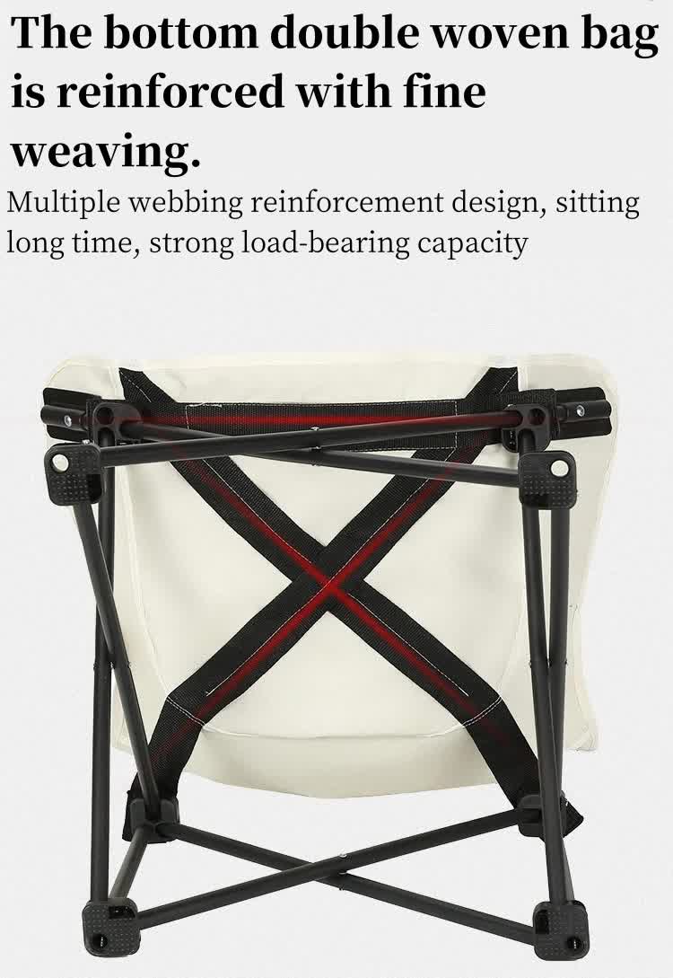 Green Outdoor Folding Camping Chair - Portable Lounge Chair, Lightweight Beach Chair, Fishing Stool, and Picnic Seat, Perfect for Outdoor Adventures-Outdoor Recreation > Camping > Camping Appliances-PEROZ Accessories