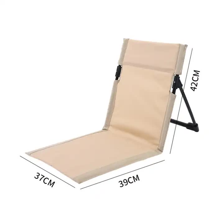 White Outdoor Folding Lawn Chair with Backrest - Lightweight, Portable Camping Chair, Beach & Park Recliner, Easy-to-Carry for Relaxing Outdoors-Furniture > Outdoor > Outdoor Chairs-PEROZ Accessories