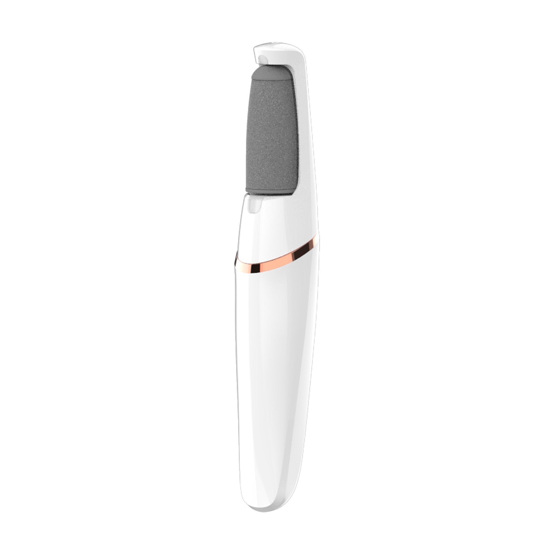 Rechargeable Electric Foot File - Waterproof Callus Remover with Interchangeable Heads(white)-Foot Care-PEROZ Accessories