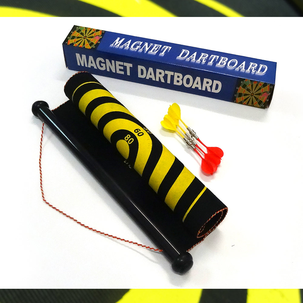 17" Magnetic Rollup Dart Board 6 Darts Large Double Side Dartboard Game-Gift & Novelty > Games > Board Games-PEROZ Accessories