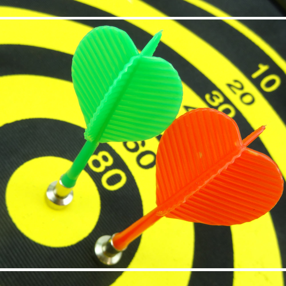 17" Magnetic Rollup Dart Board 6 Darts Large Double Side Dartboard Game-Gift & Novelty > Games > Board Games-PEROZ Accessories