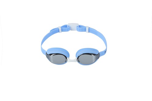 Junior mirrored lens swimming goggles silver-Health & Beauty > Health & Wellbeing > Wellness Accessories-PEROZ Accessories