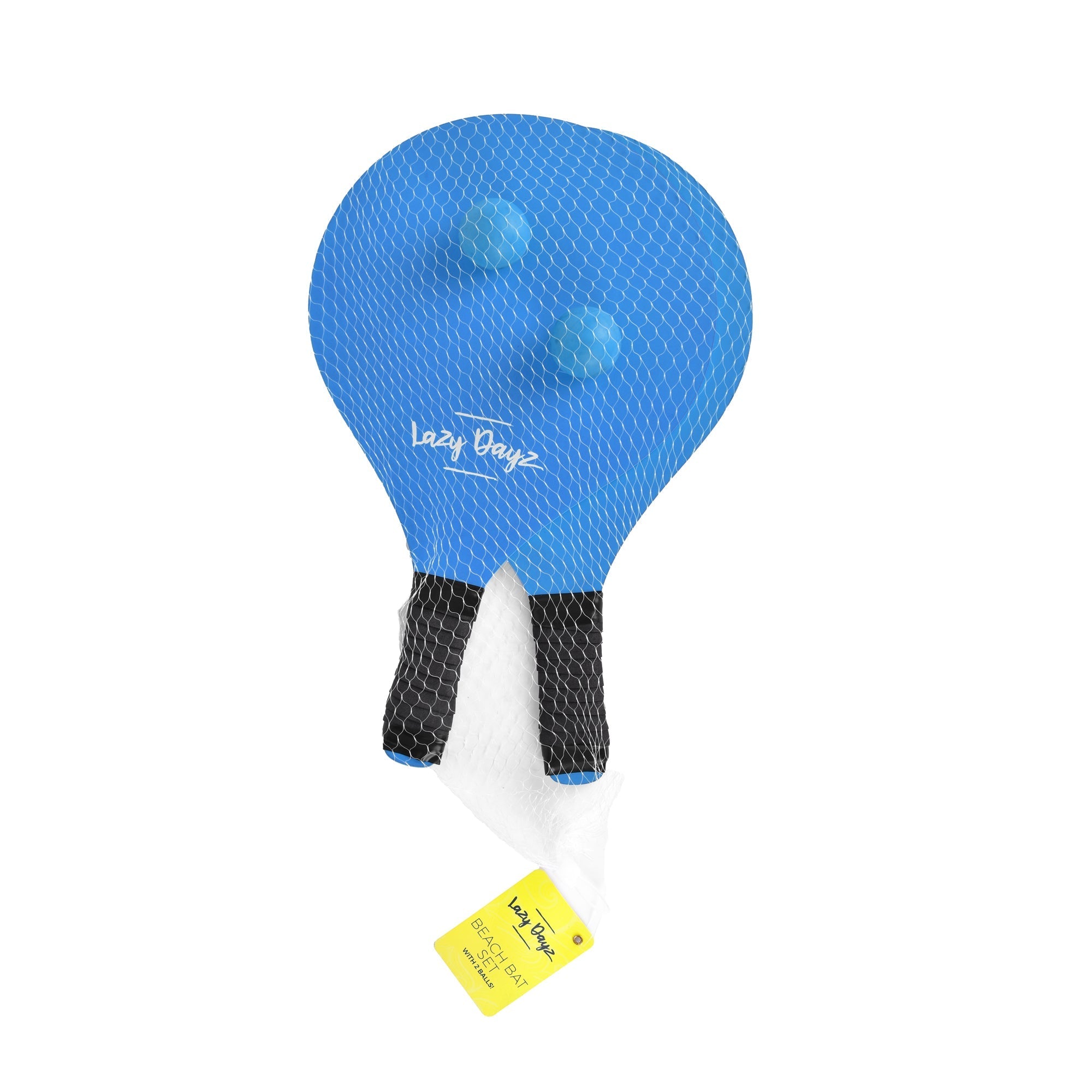 Lazy Dayz Summer Wooden Beach Bats and 2 Balls Blue-Baby & Kids > Baby & Kid&